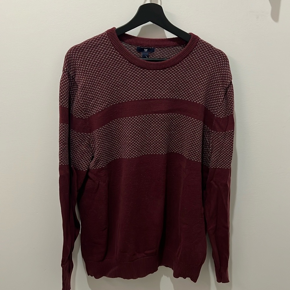 Men's Gap Burgundy Sweater